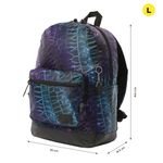 Mochila Negra con Estampado Multicolor Tocax