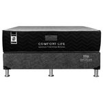 Set de Cama Colchón + Base Queen Black Orthopedic