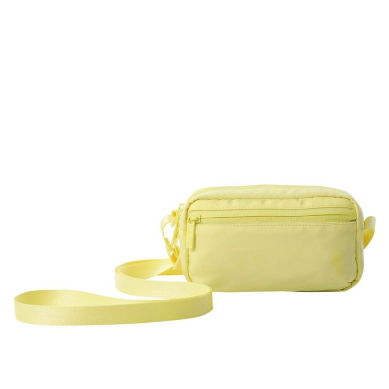 Bolso Cruzado Crossbody Amarillo Rectangular Pequeño