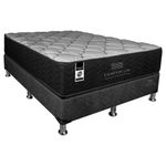 Set de Cama Colchón + Base Queen Black Orthopedic