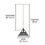 Rastrillo tipo Escoba de 22 Plg