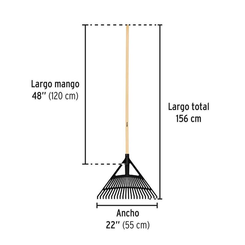 Rastrillo tipo Escoba de 22 Plg