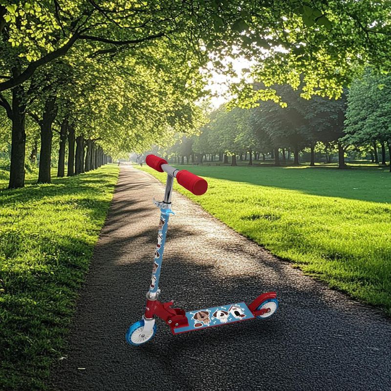 Scooter Celeste con Diseño de Animalitos