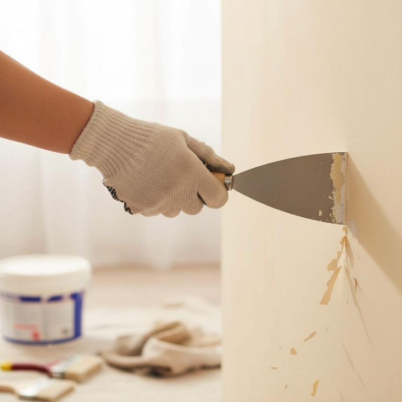 Espátula Flexible con Mango Madera de 3 Plg