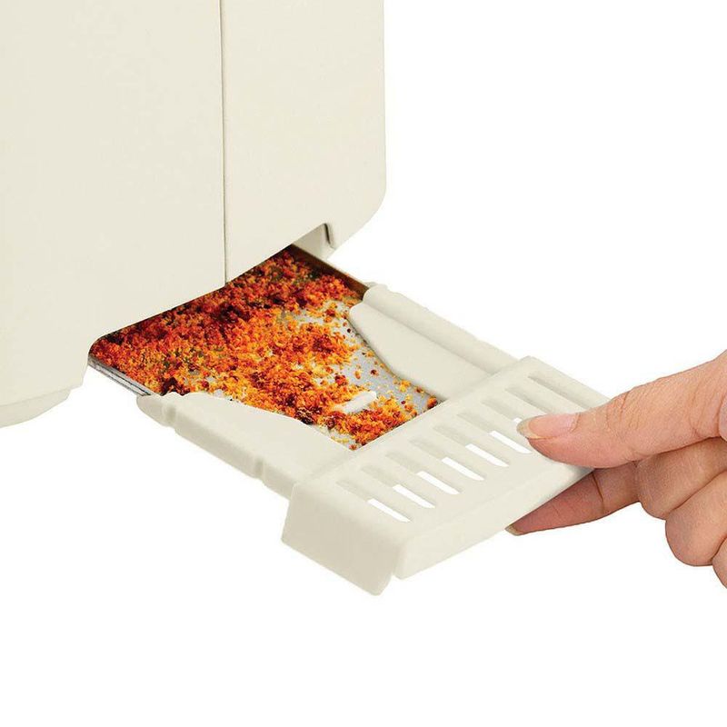 Tostador de Pan Crema 2 Ranuras con Función Reheat