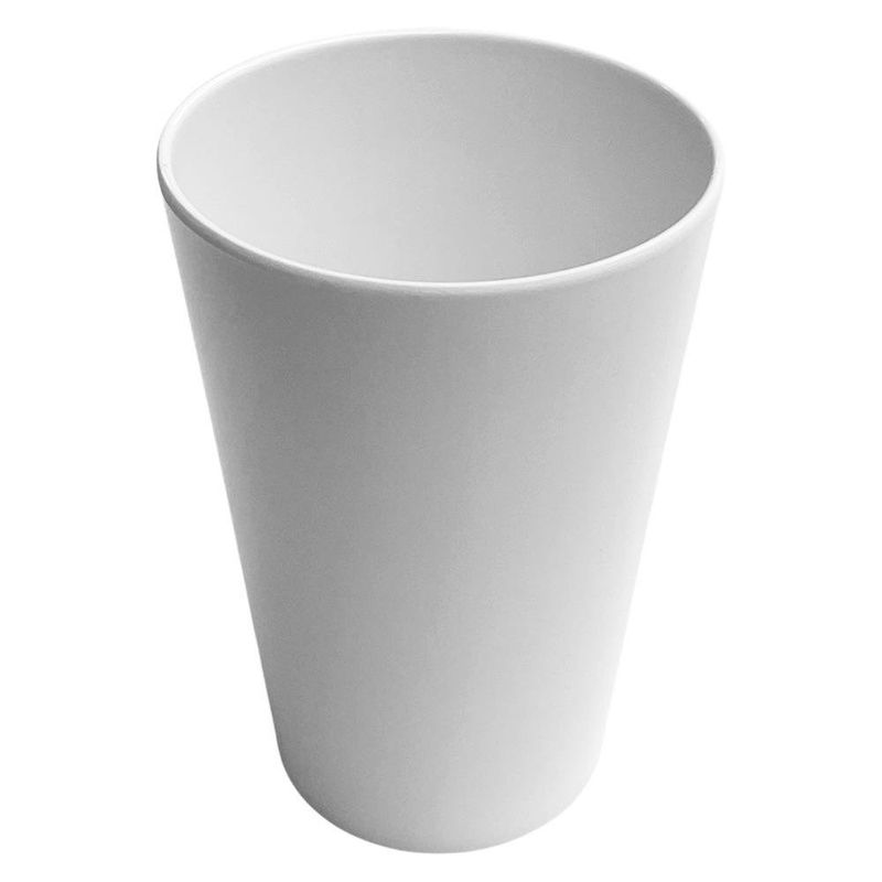 Vaso Cónico Blanco 12 oz
