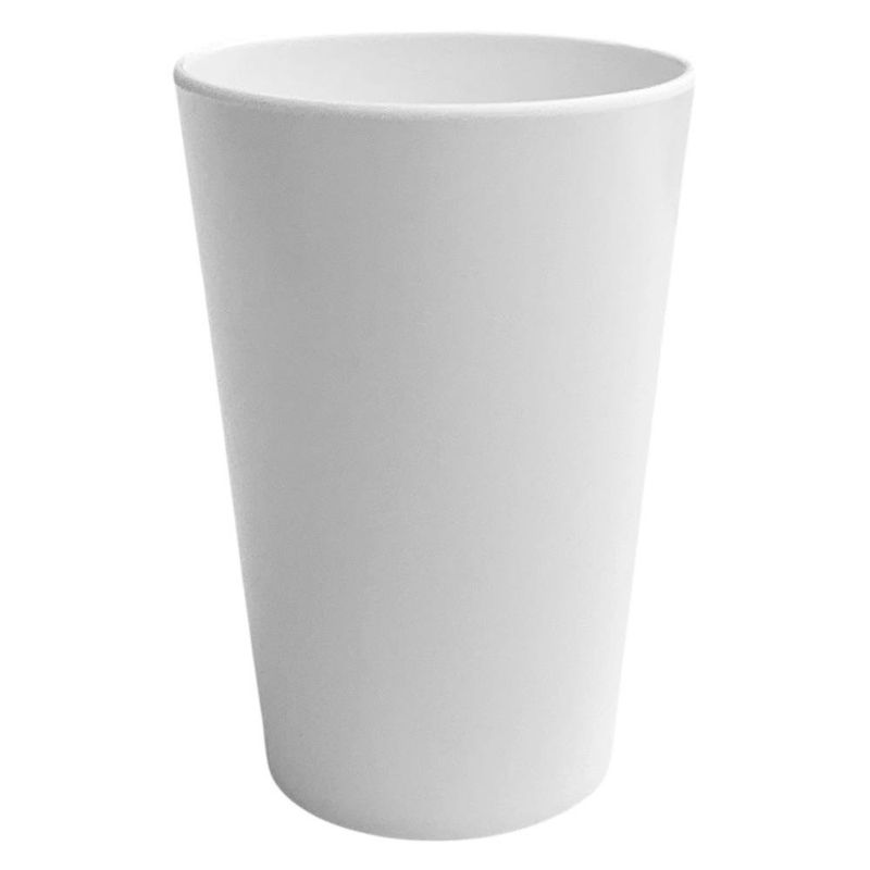 Vaso Cónico Blanco 12 oz