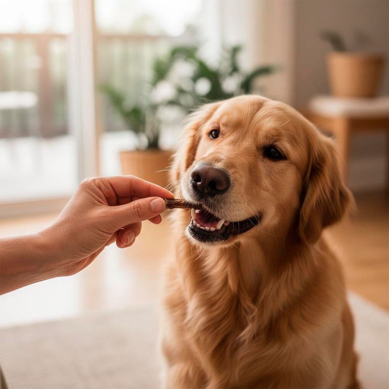 Palillos de Carnaza Natural Oscura para Perros