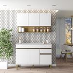 Mueble de Cocina Completo Line Color Blanco de 120 Cm