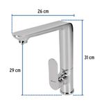 Lavaplatos Monomando Riviera Cromo - Foset