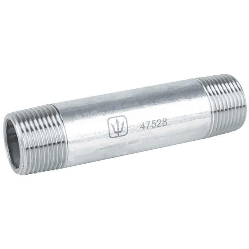 Niple con Rosca 1 1/4 Plgx3 Plg de Acero Galvanizado