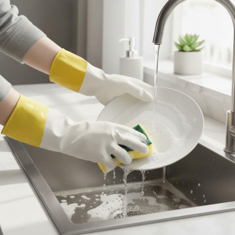 Guantes de Látex Blancos