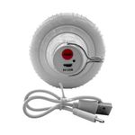 Lámpara Recargable LED 5 W con Gancho y Cable USB