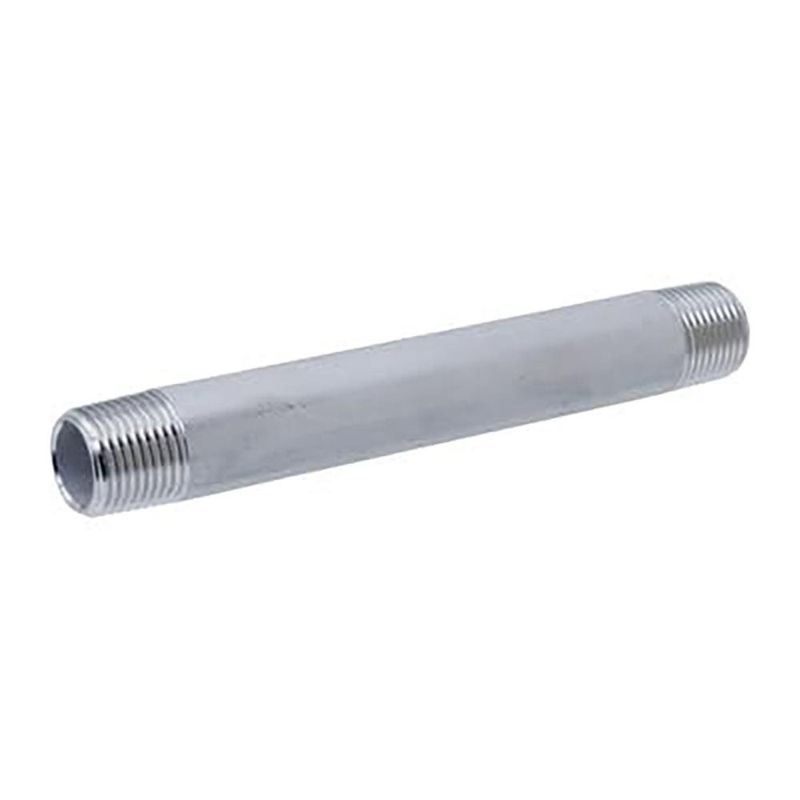 Niple con Rosca 1/2 x 35 Plg de Acero Galvanizado