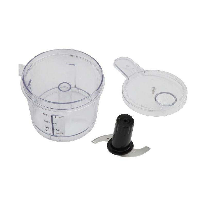 Procesador de Alimentos Negro 500 W 1.2 L