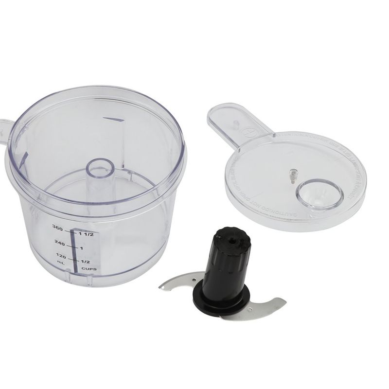 Procesador de Alimentos Negro 500 W 1.2 L