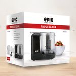 Procesador de Alimentos Negro 500 W 1.2 L