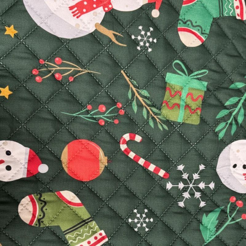 Set de Cubrecama Navideño Full Queen Diseño Frosty