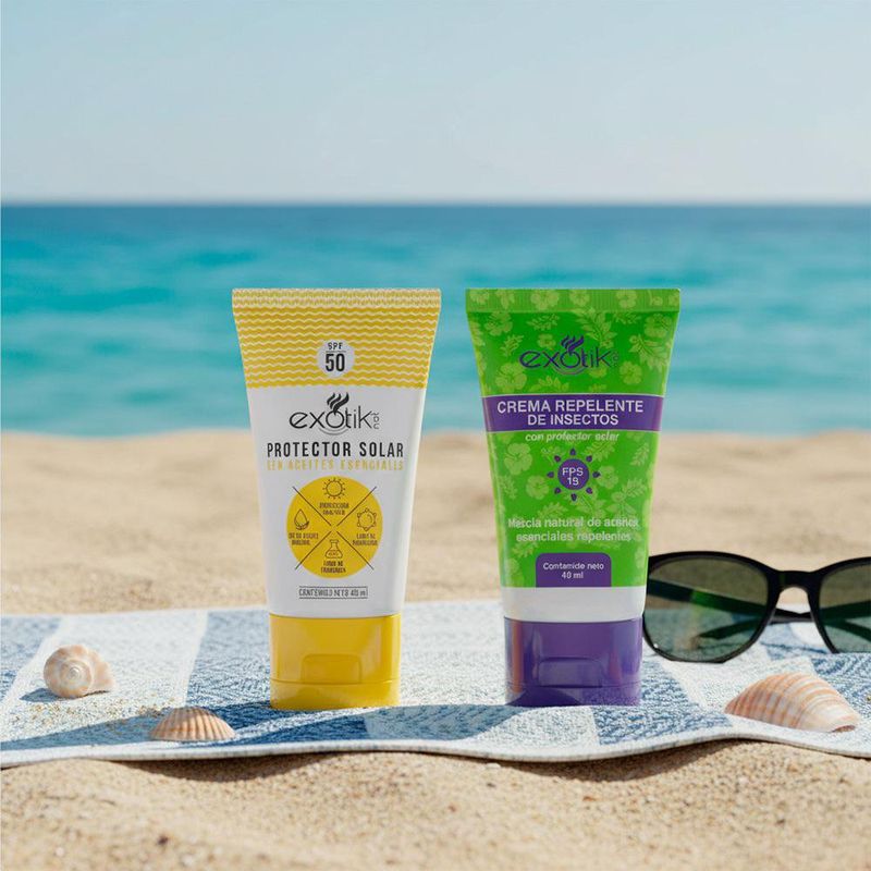 Duo Pack Protector Solar y Repelente de 40 ml