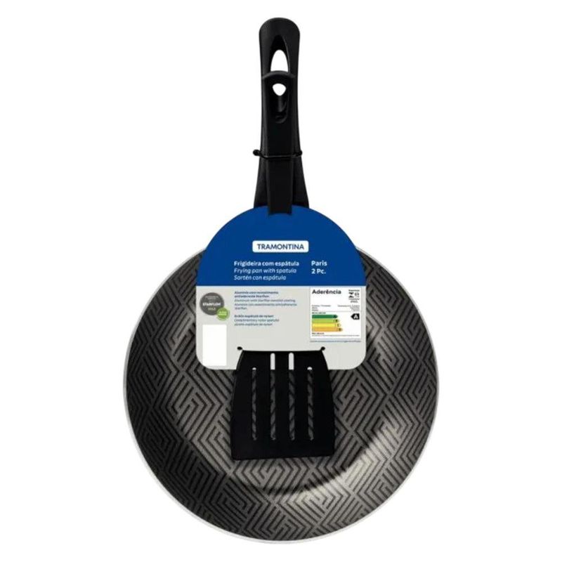 Sartén Patis 26Cm con Espátula Negro