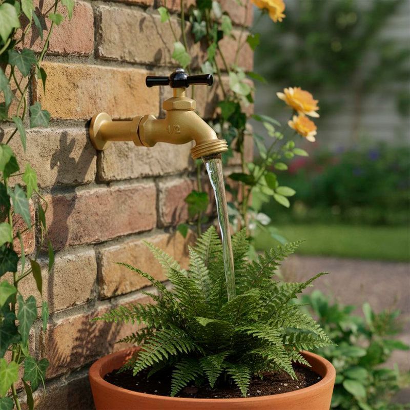 Chorro de Globo de Latón 1/2 Plg