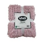 Throw tipo Peluche Rosa 127 x 152 Cm