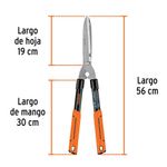 Tijera para Arbustos Dentada de 17 Plg