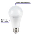 Bombilla LED A19 Base E27 de 14W Luz de Día 4 Unidades
