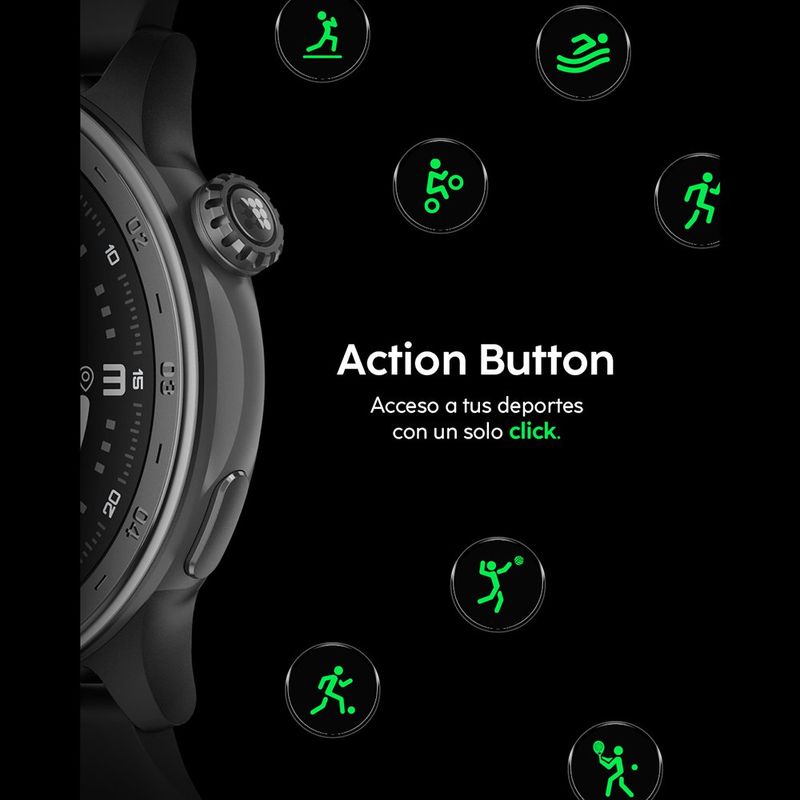 Reloj InteliGente Cubitt Aura 2 Negro