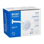 Regadera con Brazo Redonda 4 1/2 Plg Color Cromo