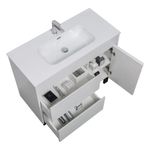 Vanity con Lavamanos Blanco Grace 100x45.5x72 cm