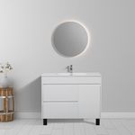 Vanity con Lavamanos Blanco Grace 100x45.5x72 cm