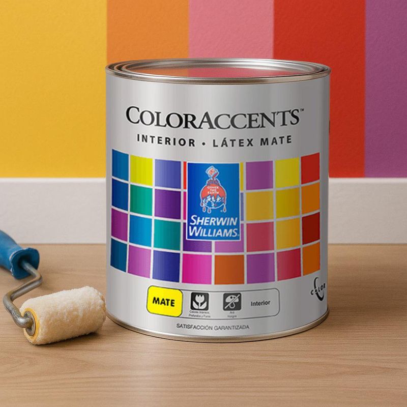 Pintura Interior Látex Mate 1 Galón Color Vivid Yellow