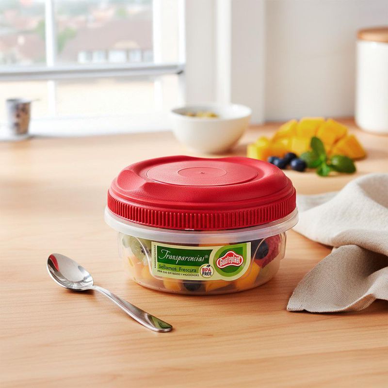 Cilindro Domo con Rosca1.5 Tazas Rojo
