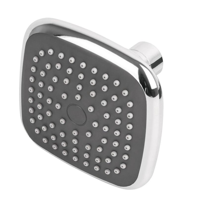 Regadera Fija Cuadrada Basic Cromo 3.75 Plg