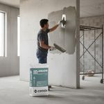 Mortero para Aplanado Color Gris de 40 Kg