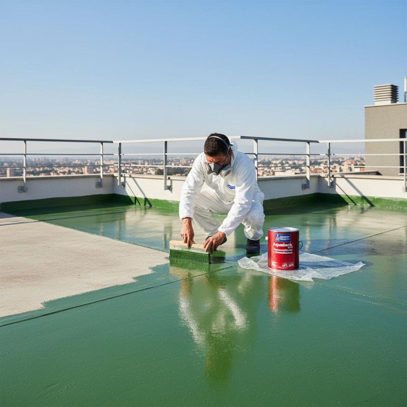 Aqualock Impermeabilizante 8000 1 Gal Verde