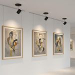 Lámpara Canope Direccional Negra 50 W