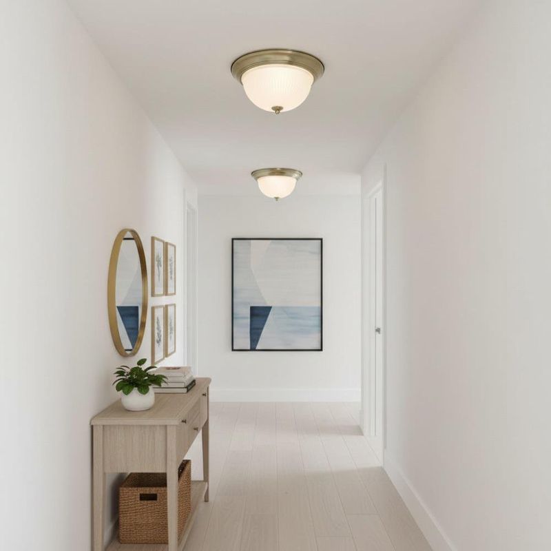 Set de 2 Plafones Clásicos Cromo 60 W