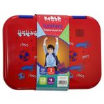 Lonchera Infantil con Divisiones y Cubiertos Azul/Rojo