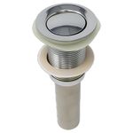 Desagüe para Lavamanos de Cromo sin Rebosadero 1 1/4 Plg