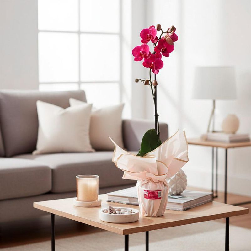 Orquídea Decorativa Phalaenopsis de 1 Tallo
