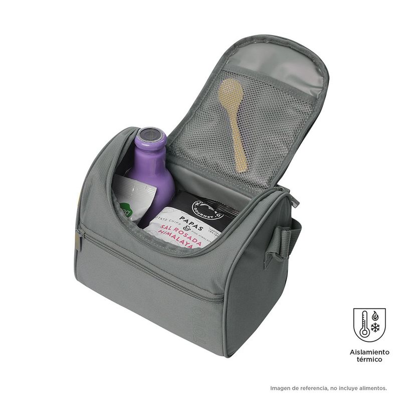 Lonchera Térmica Gris Miletto