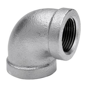 Codo 90° de Acero de Acero Galvanizado 1 1/4 Plg