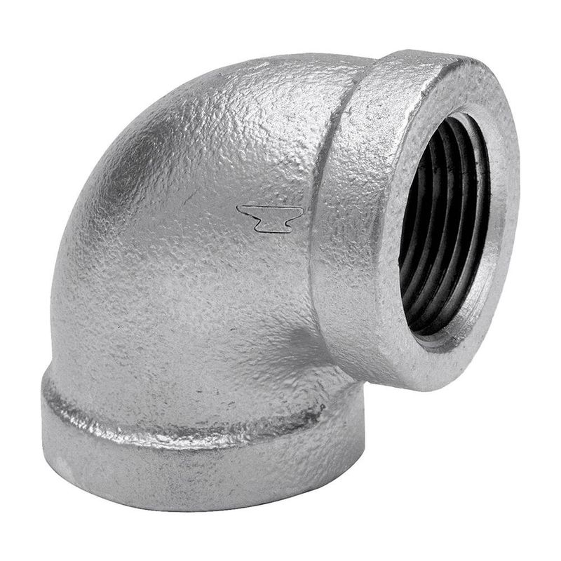Codo 90° de Acero de Acero Galvanizado 1 1/4 Plg
