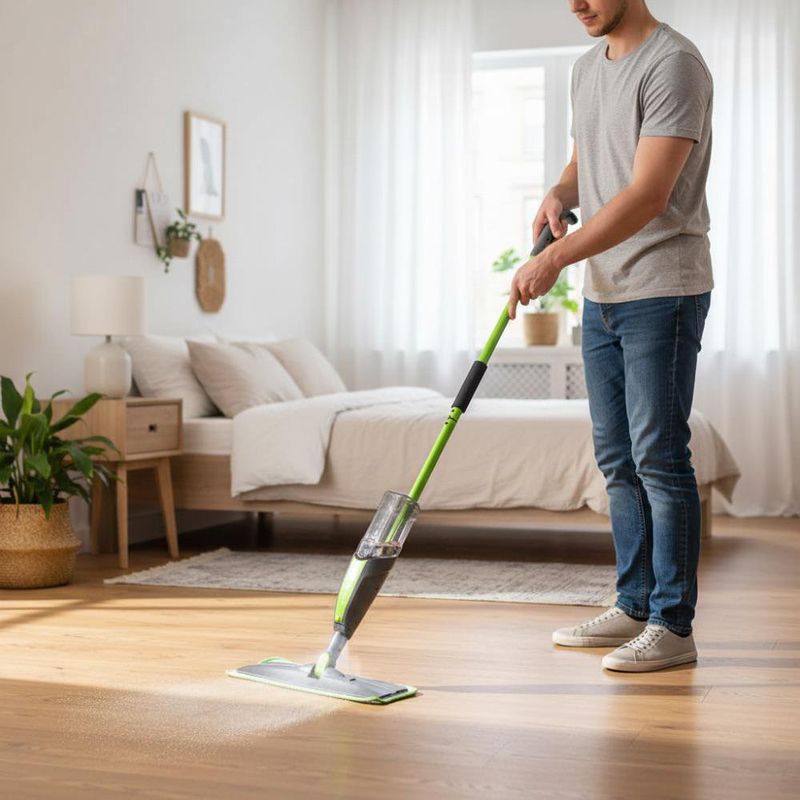 Mopa con Rociador Spray para Pisos