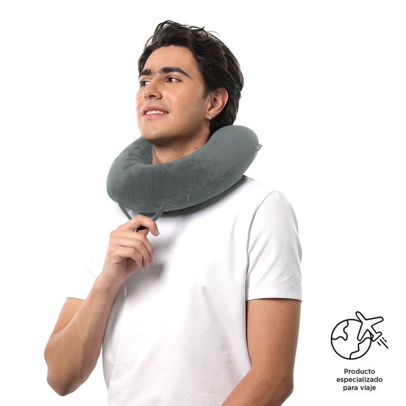 Almohada de Viaje para Cuello Gris Pylot
