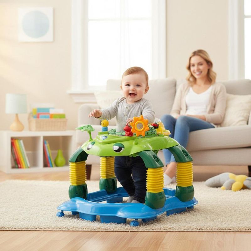 Andador con Juguetes Interactivos Multicolor para Bebé