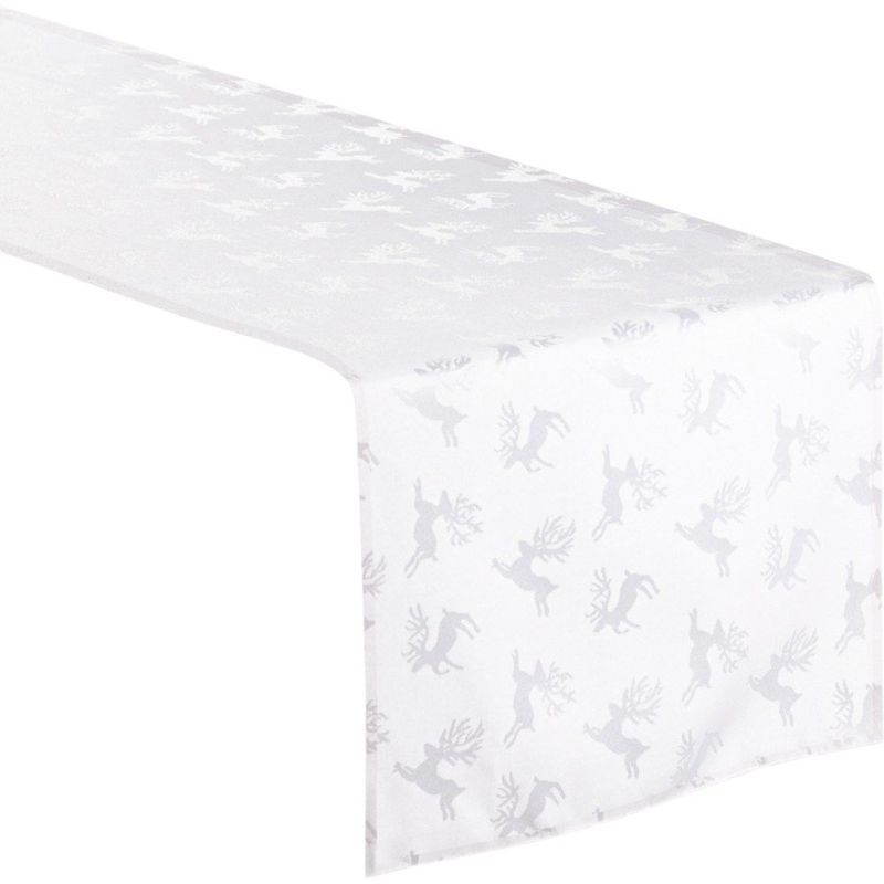 Camino de Mesa Navideño Crema 36 x 183 Cm