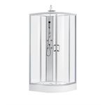 Cabina de Ducha Redonda con Columna Royal 90x190 Cromo